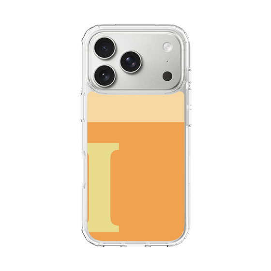 スリムプロテクションケース［ オリジナル - initial two tone - I orange ］
