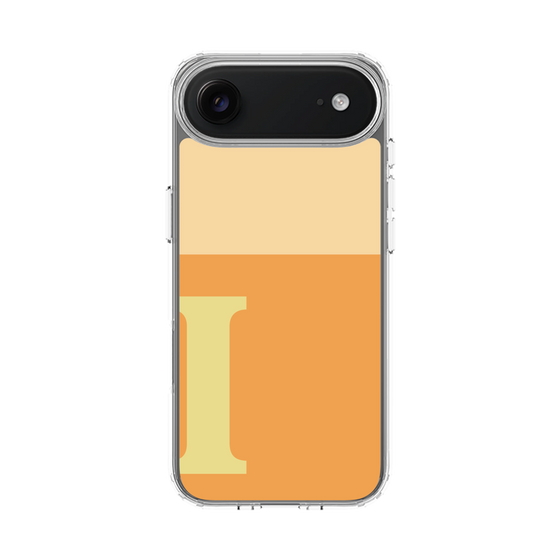 スリムプロテクションケース［ オリジナル - initial two tone - I orange ］