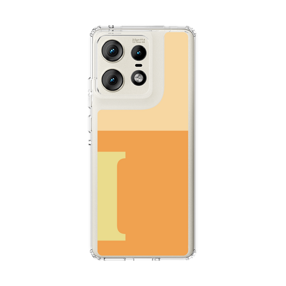 スリムプロテクションケース［ オリジナル - initial two tone - I orange ］