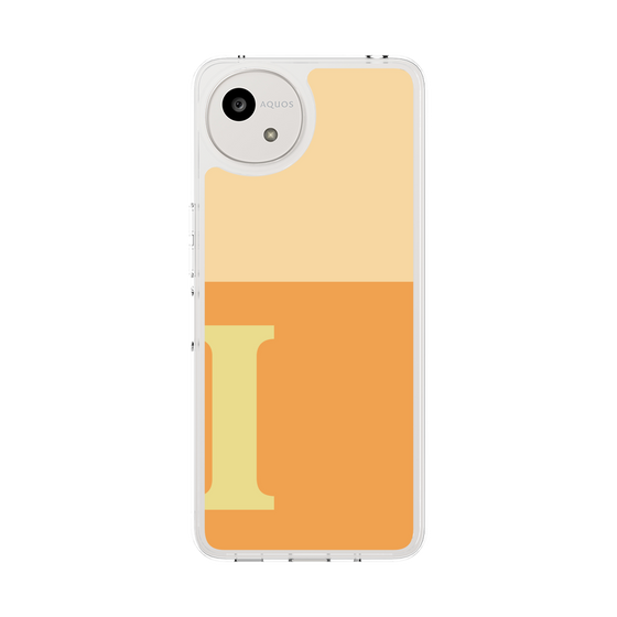 スリムプロテクションケース［ オリジナル - initial two tone - I orange ］