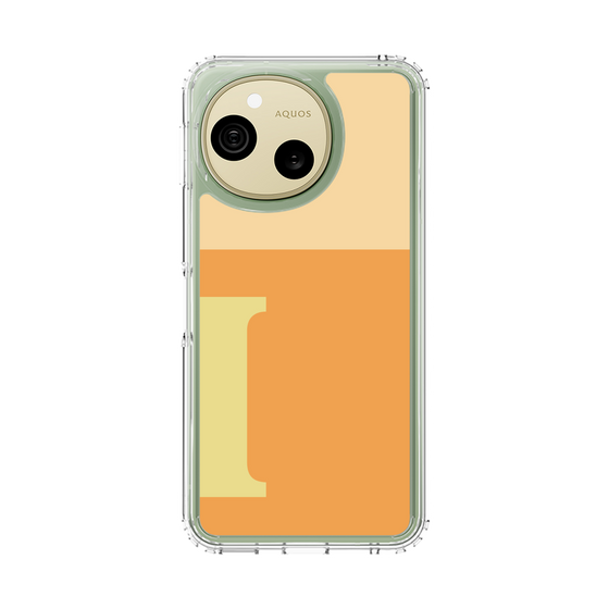 スリムプロテクションケース［ オリジナル - initial two tone - I orange ］
