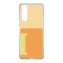 スリムプロテクションケース［ オリジナル - initial two tone - I orange ］