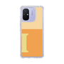スリムプロテクションケース［ オリジナル - initial two tone - I orange ］