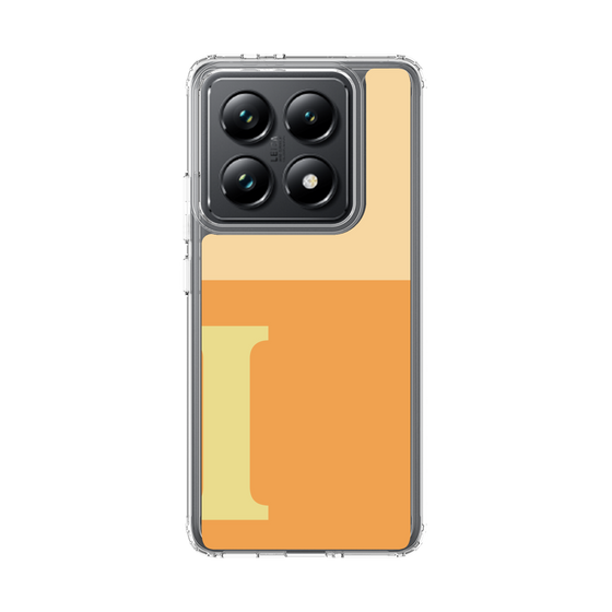 スリムプロテクションケース［ オリジナル - initial two tone - I orange ］