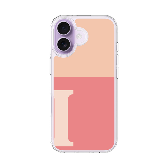 スリムプロテクションケース［ オリジナル - initial two tone - I pink ］