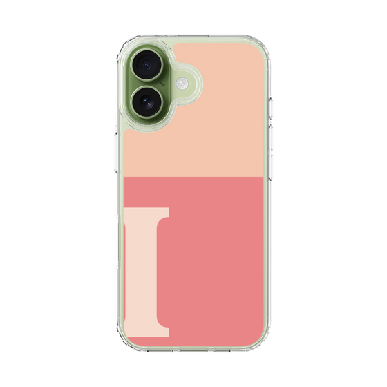 スリムプロテクションケース［ オリジナル - initial two tone - I pink ］