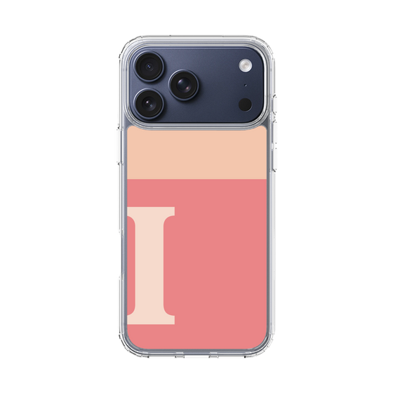 スリムプロテクションケース［ オリジナル - initial two tone - I pink ］