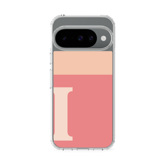 スリムプロテクションケース［ オリジナル - initial two tone - I pink ］