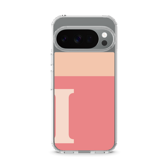 スリムプロテクションケース［ オリジナル - initial two tone - I pink ］