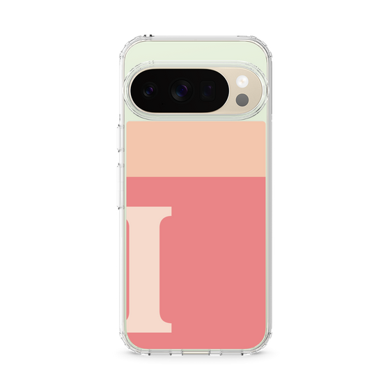 スリムプロテクションケース［ オリジナル - initial two tone - I pink ］