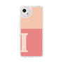 スリムプロテクションケース［ オリジナル - initial two tone - I pink ］