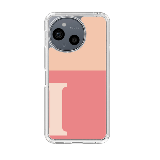 スリムプロテクションケース［ オリジナル - initial two tone - I pink ］