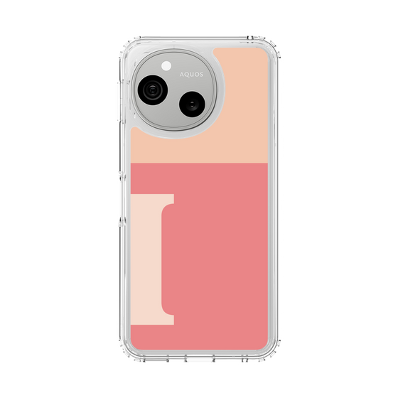 スリムプロテクションケース［ オリジナル - initial two tone - I pink ］