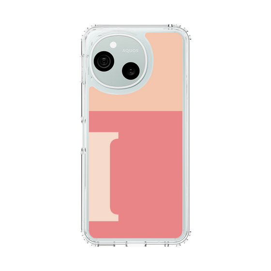 スリムプロテクションケース［ オリジナル - initial two tone - I pink ］