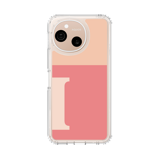 スリムプロテクションケース［ オリジナル - initial two tone - I pink ］