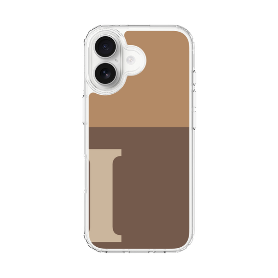 スリムプロテクションケース［ オリジナル - initial two tone - I brown ］