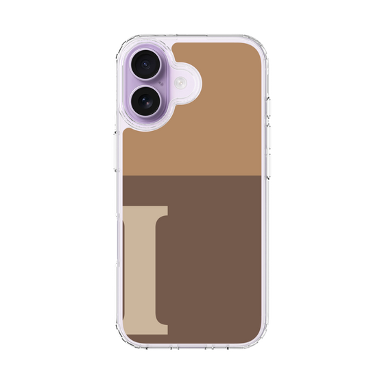 スリムプロテクションケース［ オリジナル - initial two tone - I brown ］