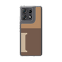 スリムプロテクションケース［ オリジナル - initial two tone - I brown ］