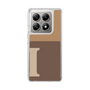 スリムプロテクションケース［ オリジナル - initial two tone - I brown ］