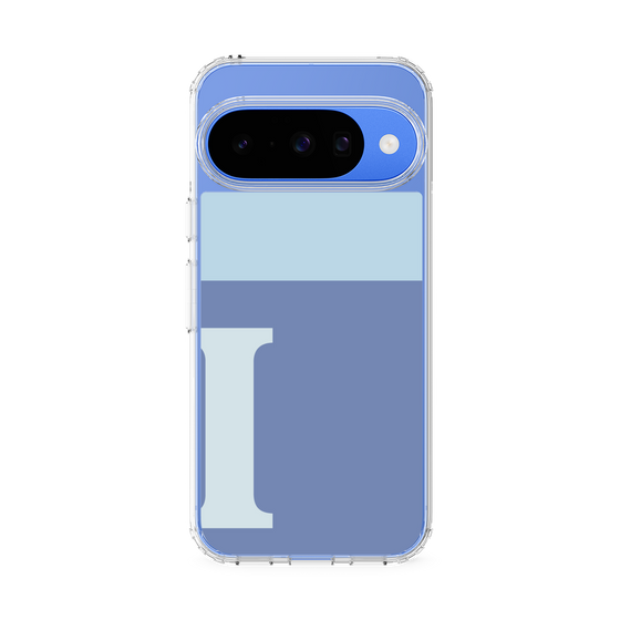 スリムプロテクションケース［ オリジナル - initial two tone - I blue ］