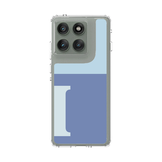 スリムプロテクションケース［ オリジナル - initial two tone - I blue ］