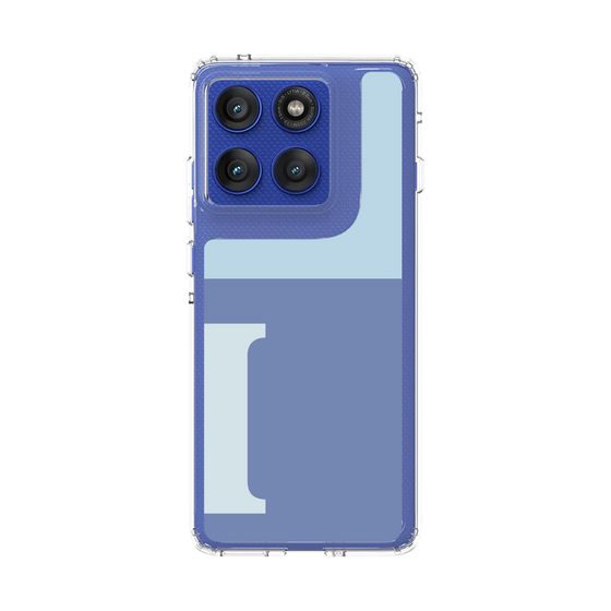 スリムプロテクションケース［ オリジナル - initial two tone - I blue ］