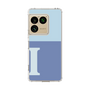スリムプロテクションケース［ オリジナル - initial two tone - I blue ］