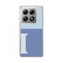 スリムプロテクションケース［ オリジナル - initial two tone - I blue ］