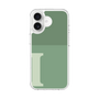 スリムプロテクションケース［ オリジナル - initial two tone - I green ］
