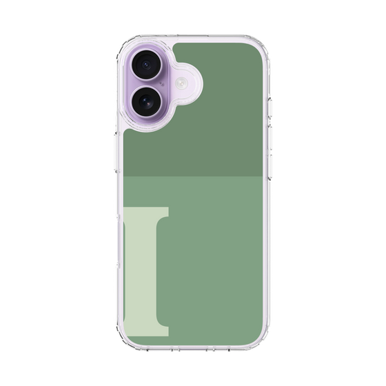 スリムプロテクションケース［ オリジナル - initial two tone - I green ］