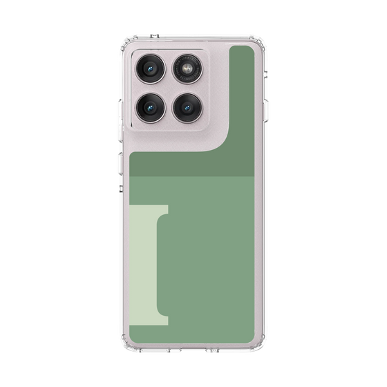 スリムプロテクションケース［ オリジナル - initial two tone - I green ］