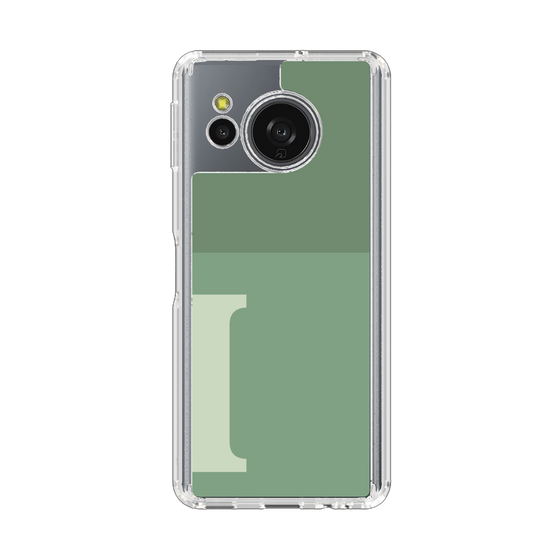 スリムプロテクションケース［ オリジナル - initial two tone - I green ］