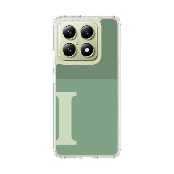 スリムプロテクションケース［ オリジナル - initial two tone - I green ］