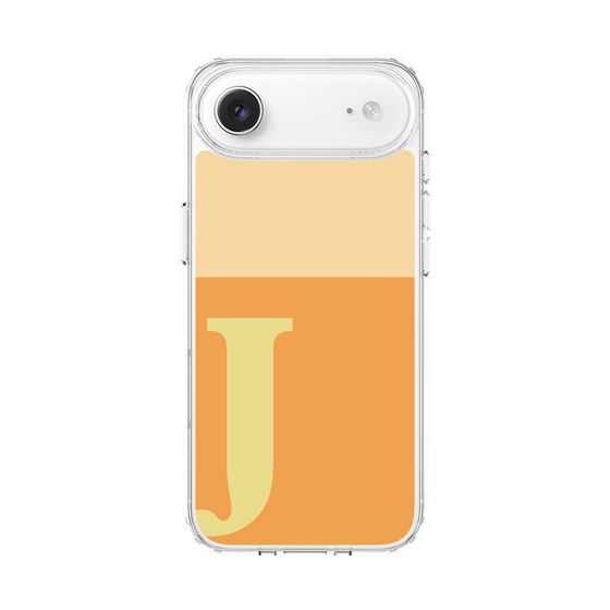 スリムプロテクションケース［ オリジナル - initial two tone - J orange ］