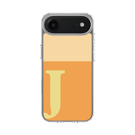スリムプロテクションケース［ オリジナル - initial two tone - J orange ］