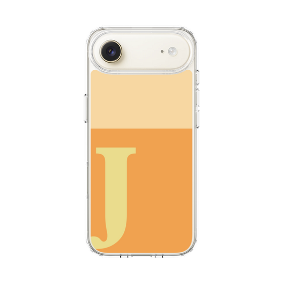 スリムプロテクションケース［ オリジナル - initial two tone - J orange ］