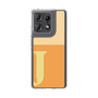 スリムプロテクションケース［ オリジナル - initial two tone - J orange ］