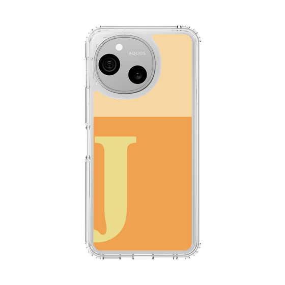 スリムプロテクションケース［ オリジナル - initial two tone - J orange ］