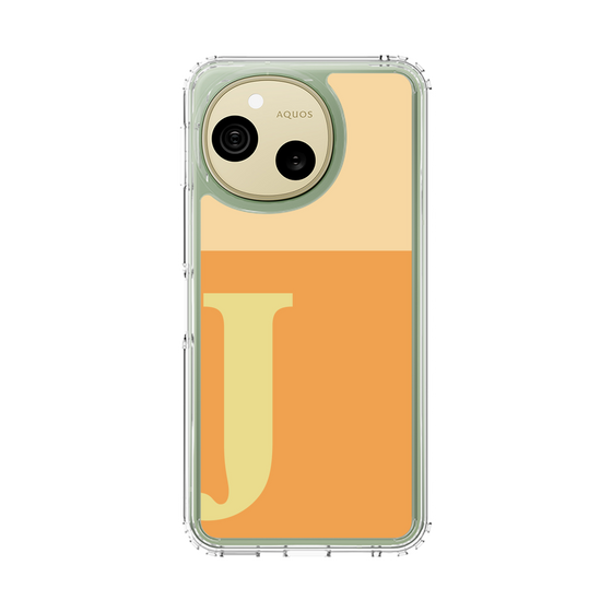 スリムプロテクションケース［ オリジナル - initial two tone - J orange ］