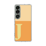 スリムプロテクションケース［ オリジナル - initial two tone - J orange ］