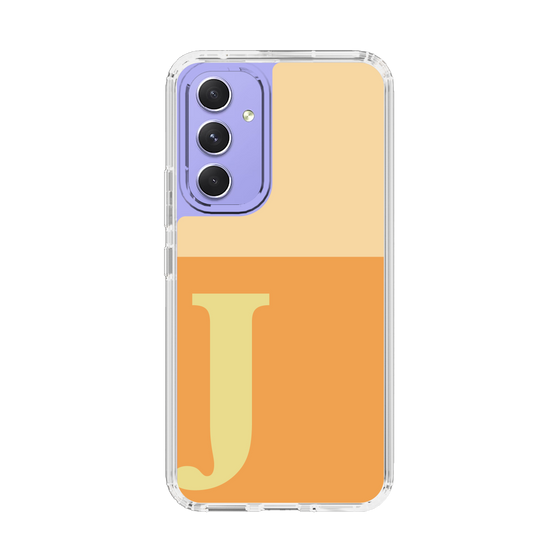 スリムプロテクションケース［ オリジナル - initial two tone - J orange ］