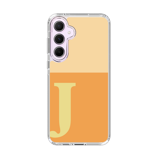 スリムプロテクションケース［ オリジナル - initial two tone - J orange ］