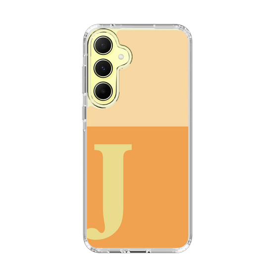 スリムプロテクションケース［ オリジナル - initial two tone - J orange ］