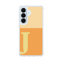 スリムプロテクションケース［ オリジナル - initial two tone - J orange ］