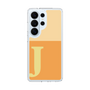 スリムプロテクションケース［ オリジナル - initial two tone - J orange ］