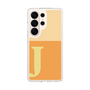 スリムプロテクションケース［ オリジナル - initial two tone - J orange ］