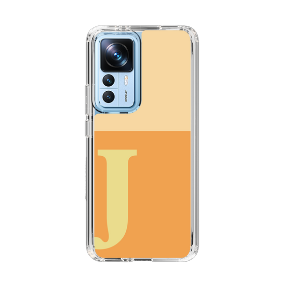 スリムプロテクションケース［ オリジナル - initial two tone - J orange ］