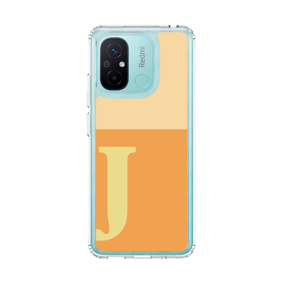 スリムプロテクションケース［ オリジナル - initial two tone - J orange ］