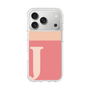 スリムプロテクションケース［ オリジナル - initial two tone - J pink ］