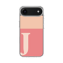 スリムプロテクションケース［ オリジナル - initial two tone - J pink ］